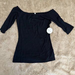 Lulu's Black 3/4 Shirt Size S